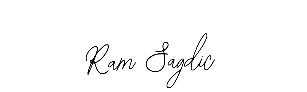 Make a beautiful signature design for name Ram Sagdic. With this signature (Bearetta-2O07w) style, you can create a handwritten signature for free. Ram Sagdic signature style 12 images and pictures png