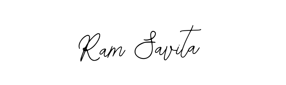 Use a signature maker to create a handwritten signature online. With this signature software, you can design (Bearetta-2O07w) your own signature for name Ram Savita. Ram Savita signature style 12 images and pictures png