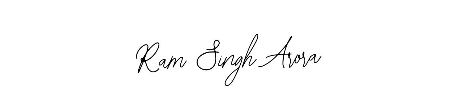 Ram Singh Arora stylish signature style. Best Handwritten Sign (Bearetta-2O07w) for my name. Handwritten Signature Collection Ideas for my name Ram Singh Arora. Ram Singh Arora signature style 12 images and pictures png