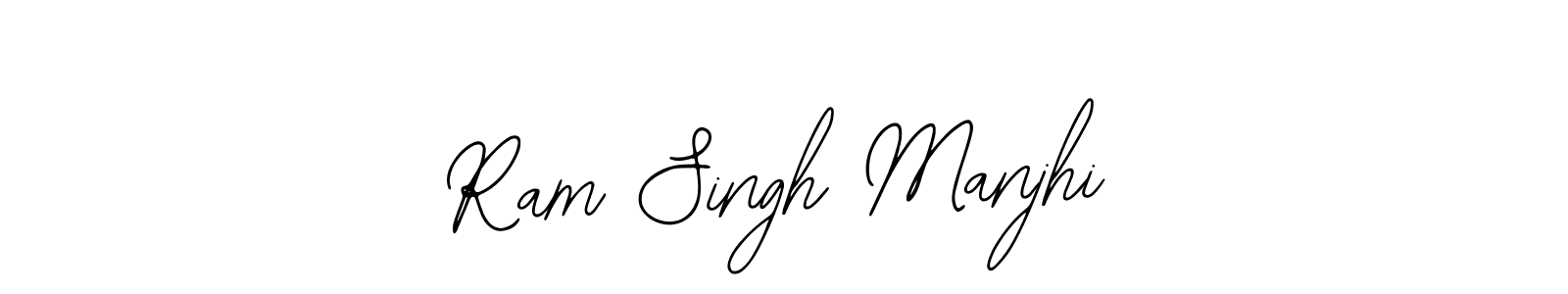 Use a signature maker to create a handwritten signature online. With this signature software, you can design (Bearetta-2O07w) your own signature for name Ram Singh Manjhi. Ram Singh Manjhi signature style 12 images and pictures png