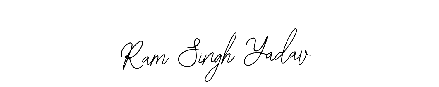 How to make Ram Singh Yadav name signature. Use Bearetta-2O07w style for creating short signs online. This is the latest handwritten sign. Ram Singh Yadav signature style 12 images and pictures png