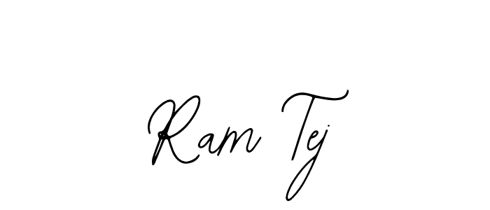 How to make Ram Tej name signature. Use Bearetta-2O07w style for creating short signs online. This is the latest handwritten sign. Ram Tej signature style 12 images and pictures png