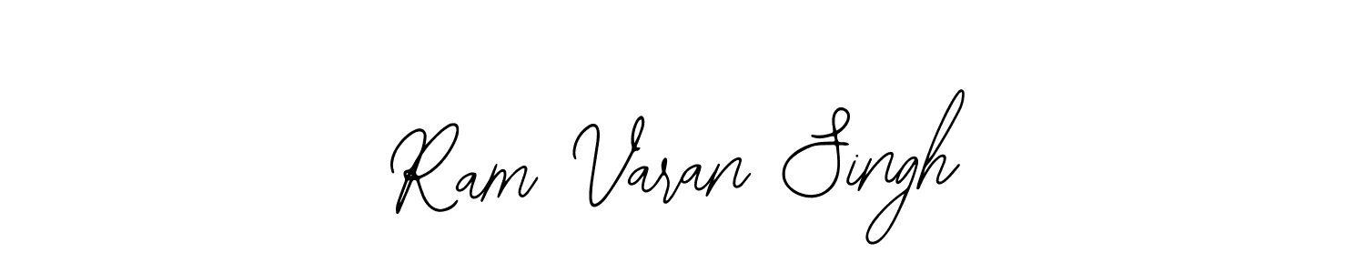 How to make Ram Varan Singh name signature. Use Bearetta-2O07w style for creating short signs online. This is the latest handwritten sign. Ram Varan Singh signature style 12 images and pictures png