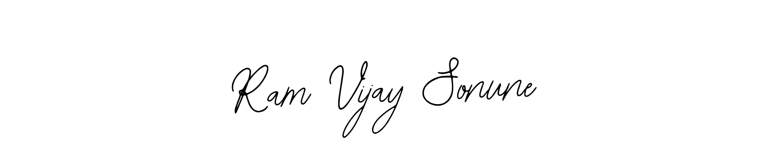 Make a beautiful signature design for name Ram Vijay Sonune. Use this online signature maker to create a handwritten signature for free. Ram Vijay Sonune signature style 12 images and pictures png