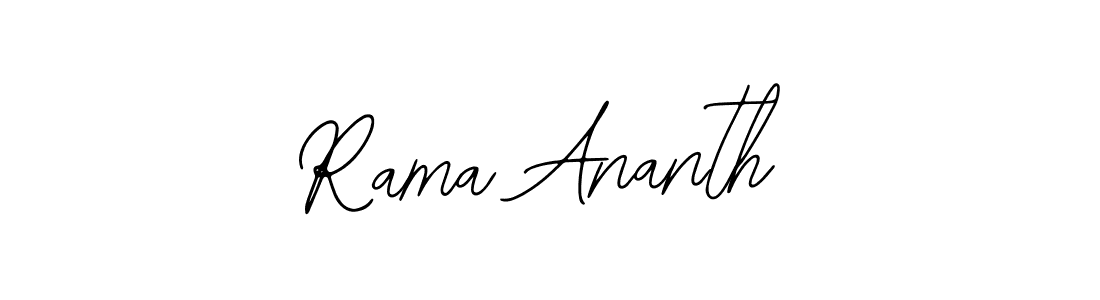 Also we have Rama Ananth name is the best signature style. Create professional handwritten signature collection using Bearetta-2O07w autograph style. Rama Ananth signature style 12 images and pictures png