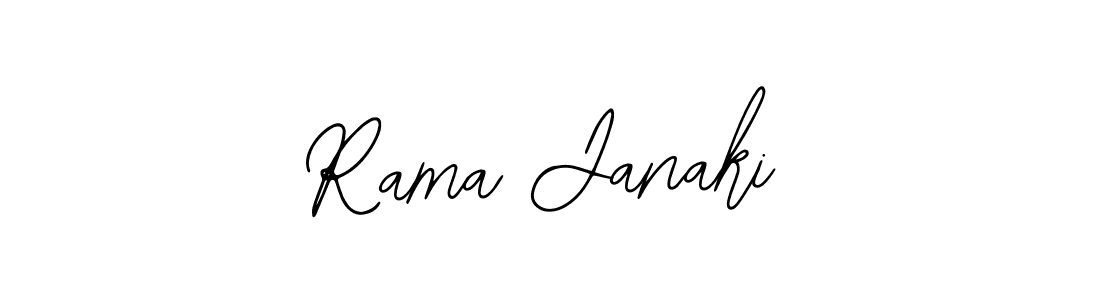 How to make Rama Janaki name signature. Use Bearetta-2O07w style for creating short signs online. This is the latest handwritten sign. Rama Janaki signature style 12 images and pictures png