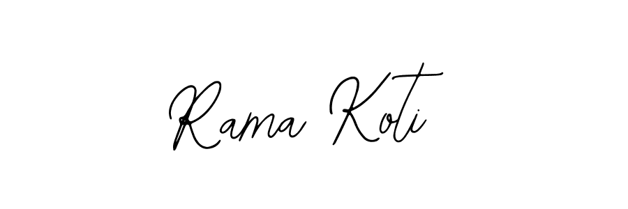 Also we have Rama Koti name is the best signature style. Create professional handwritten signature collection using Bearetta-2O07w autograph style. Rama Koti signature style 12 images and pictures png