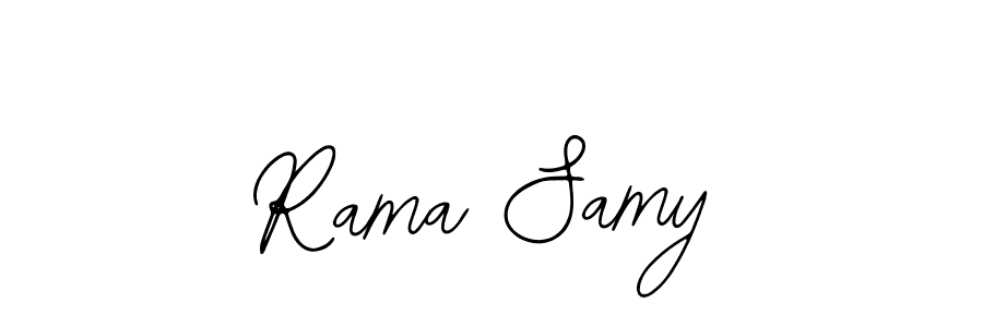 Bearetta-2O07w is a professional signature style that is perfect for those who want to add a touch of class to their signature. It is also a great choice for those who want to make their signature more unique. Get Rama Samy name to fancy signature for free. Rama Samy signature style 12 images and pictures png