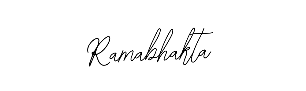 Design your own signature with our free online signature maker. With this signature software, you can create a handwritten (Bearetta-2O07w) signature for name Ramabhakta. Ramabhakta signature style 12 images and pictures png