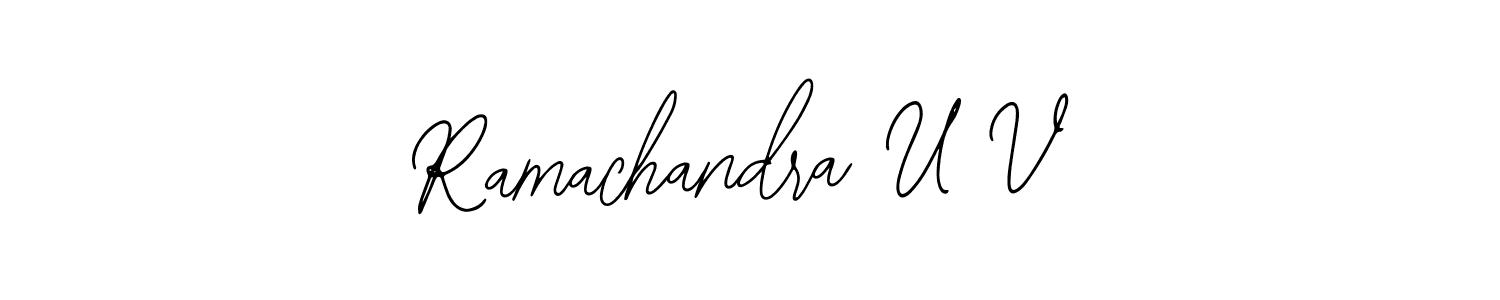 This is the best signature style for the Ramachandra U V name. Also you like these signature font (Bearetta-2O07w). Mix name signature. Ramachandra U V signature style 12 images and pictures png