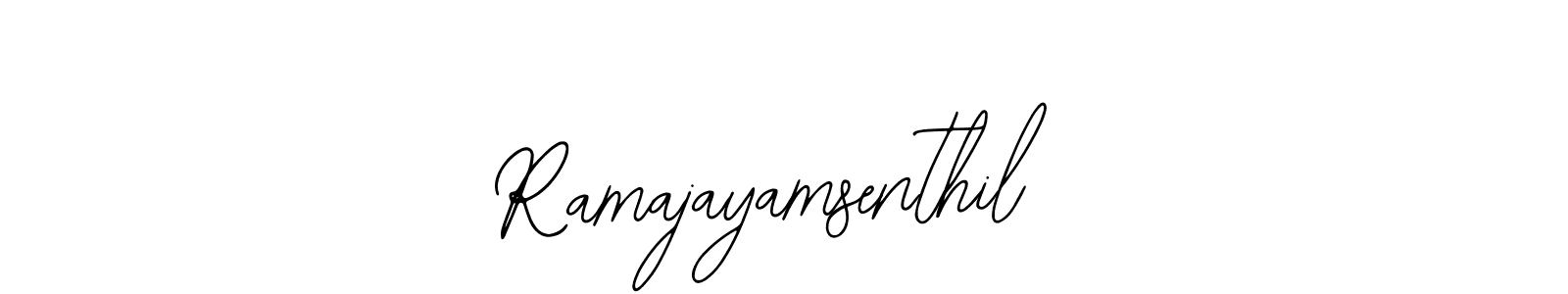 Ramajayamsenthil stylish signature style. Best Handwritten Sign (Bearetta-2O07w) for my name. Handwritten Signature Collection Ideas for my name Ramajayamsenthil. Ramajayamsenthil signature style 12 images and pictures png