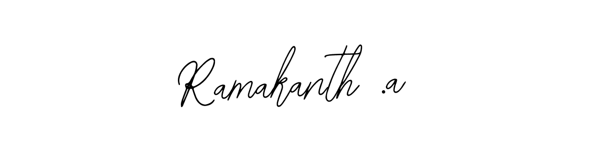 How to Draw Ramakanth .a signature style? Bearetta-2O07w is a latest design signature styles for name Ramakanth .a. Ramakanth .a signature style 12 images and pictures png