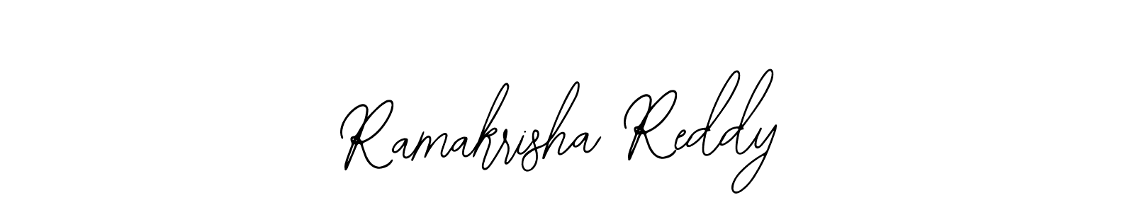 Design your own signature with our free online signature maker. With this signature software, you can create a handwritten (Bearetta-2O07w) signature for name Ramakrisha Reddy. Ramakrisha Reddy signature style 12 images and pictures png