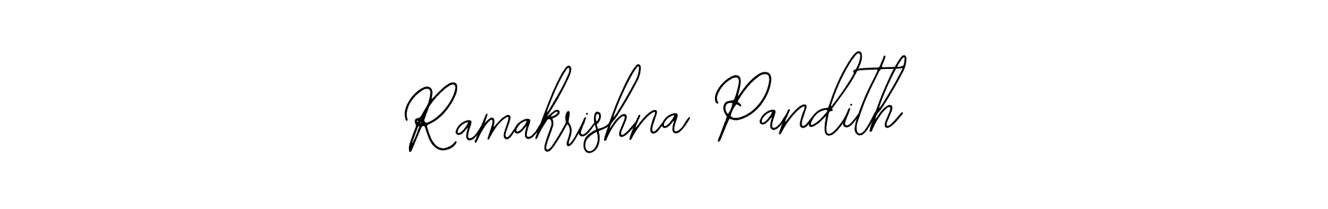 Use a signature maker to create a handwritten signature online. With this signature software, you can design (Bearetta-2O07w) your own signature for name Ramakrishna Pandith. Ramakrishna Pandith signature style 12 images and pictures png