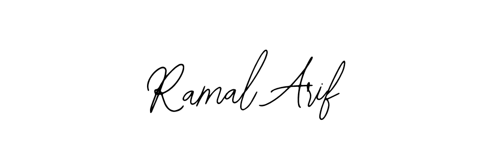 Make a beautiful signature design for name Ramal Arif. Use this online signature maker to create a handwritten signature for free. Ramal Arif signature style 12 images and pictures png
