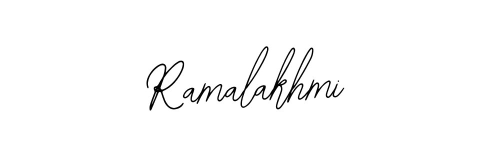 How to make Ramalakhmi signature? Bearetta-2O07w is a professional autograph style. Create handwritten signature for Ramalakhmi name. Ramalakhmi signature style 12 images and pictures png