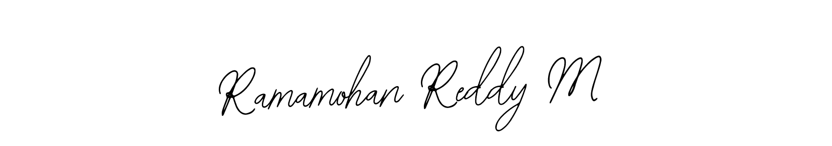 How to make Ramamohan Reddy M name signature. Use Bearetta-2O07w style for creating short signs online. This is the latest handwritten sign. Ramamohan Reddy M signature style 12 images and pictures png