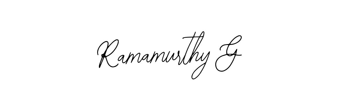 Make a beautiful signature design for name Ramamurthy G. Use this online signature maker to create a handwritten signature for free. Ramamurthy G signature style 12 images and pictures png