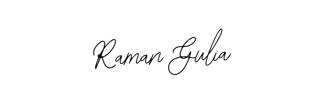 Make a beautiful signature design for name Raman Gulia. With this signature (Bearetta-2O07w) style, you can create a handwritten signature for free. Raman Gulia signature style 12 images and pictures png