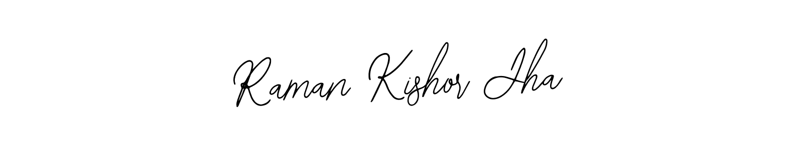 Create a beautiful signature design for name Raman Kishor Jha. With this signature (Bearetta-2O07w) fonts, you can make a handwritten signature for free. Raman Kishor Jha signature style 12 images and pictures png