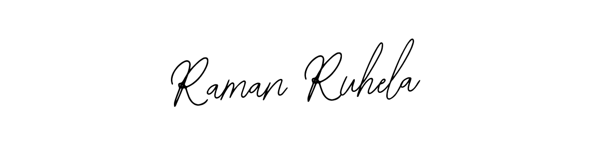 Raman Ruhela stylish signature style. Best Handwritten Sign (Bearetta-2O07w) for my name. Handwritten Signature Collection Ideas for my name Raman Ruhela. Raman Ruhela signature style 12 images and pictures png