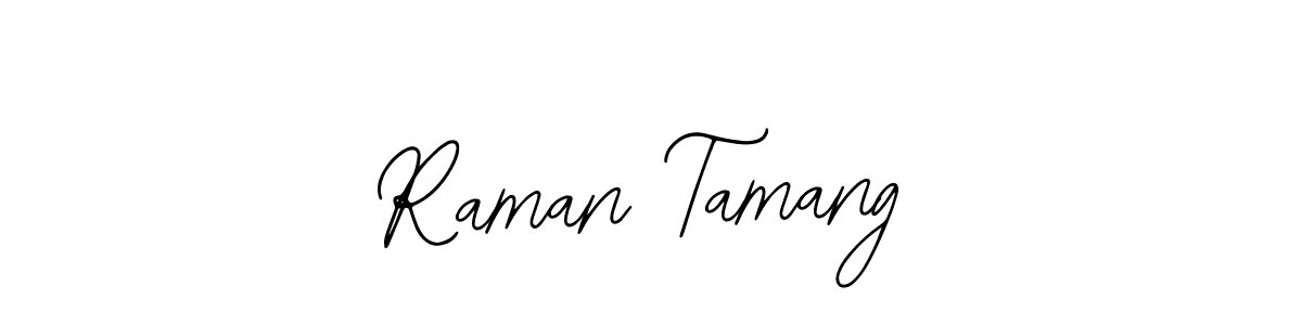 Raman Tamang stylish signature style. Best Handwritten Sign (Bearetta-2O07w) for my name. Handwritten Signature Collection Ideas for my name Raman Tamang. Raman Tamang signature style 12 images and pictures png