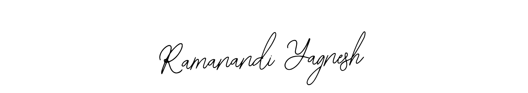 The best way (Bearetta-2O07w) to make a short signature is to pick only two or three words in your name. The name Ramanandi Yagnesh include a total of six letters. For converting this name. Ramanandi Yagnesh signature style 12 images and pictures png