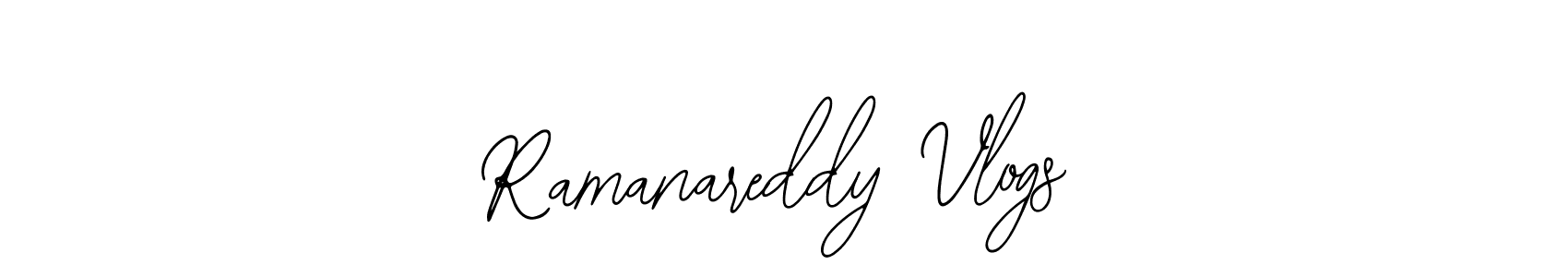 Use a signature maker to create a handwritten signature online. With this signature software, you can design (Bearetta-2O07w) your own signature for name Ramanareddy Vlogs. Ramanareddy Vlogs signature style 12 images and pictures png