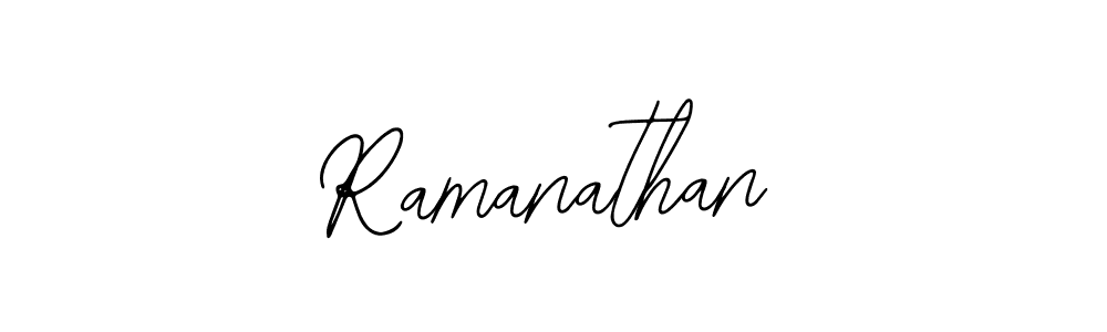 You should practise on your own different ways (Bearetta-2O07w) to write your name (Ramanathan) in signature. don't let someone else do it for you. Ramanathan signature style 12 images and pictures png