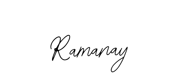 Design your own signature with our free online signature maker. With this signature software, you can create a handwritten (Bearetta-2O07w) signature for name Ramanay. Ramanay signature style 12 images and pictures png