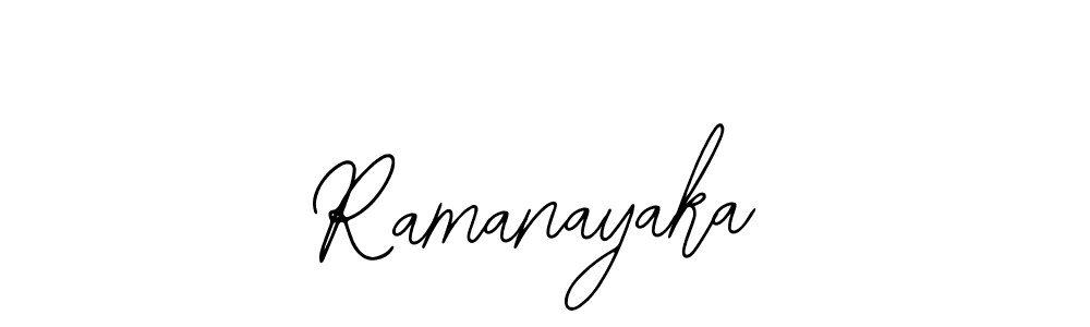 How to make Ramanayaka name signature. Use Bearetta-2O07w style for creating short signs online. This is the latest handwritten sign. Ramanayaka signature style 12 images and pictures png