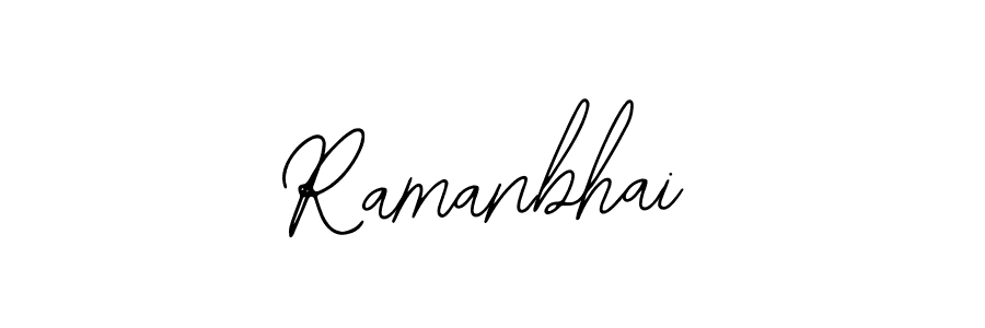 How to make Ramanbhai signature? Bearetta-2O07w is a professional autograph style. Create handwritten signature for Ramanbhai name. Ramanbhai signature style 12 images and pictures png