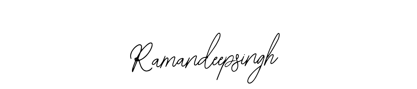 How to make Ramandeepsingh signature? Bearetta-2O07w is a professional autograph style. Create handwritten signature for Ramandeepsingh name. Ramandeepsingh signature style 12 images and pictures png