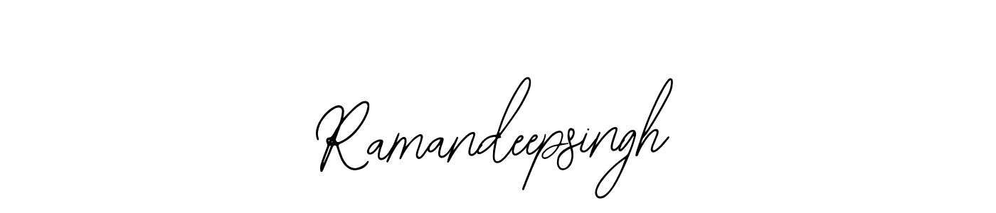 How to make Ramandeepsingh signature? Bearetta-2O07w is a professional autograph style. Create handwritten signature for Ramandeepsingh name. Ramandeepsingh signature style 12 images and pictures png