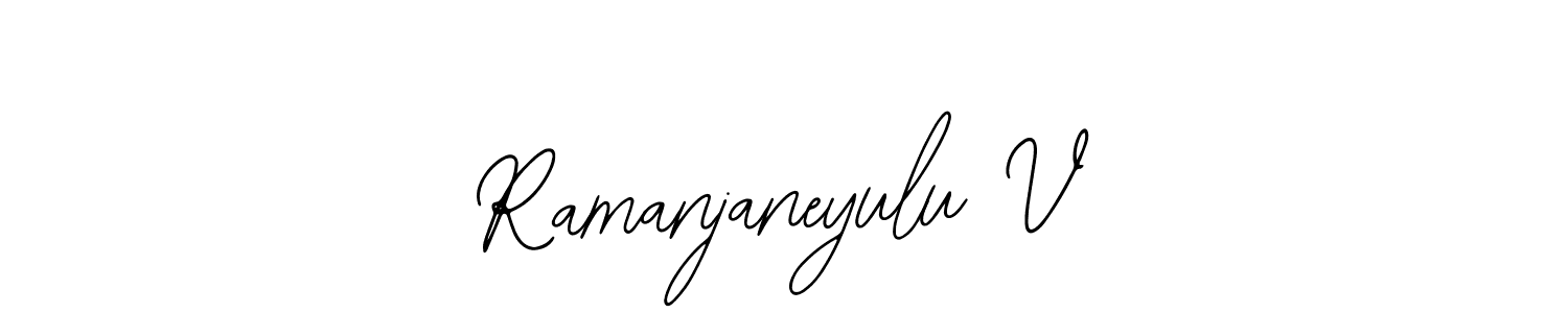 Also we have Ramanjaneyulu V name is the best signature style. Create professional handwritten signature collection using Bearetta-2O07w autograph style. Ramanjaneyulu V signature style 12 images and pictures png