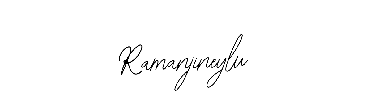How to Draw Ramanjineylu signature style? Bearetta-2O07w is a latest design signature styles for name Ramanjineylu. Ramanjineylu signature style 12 images and pictures png