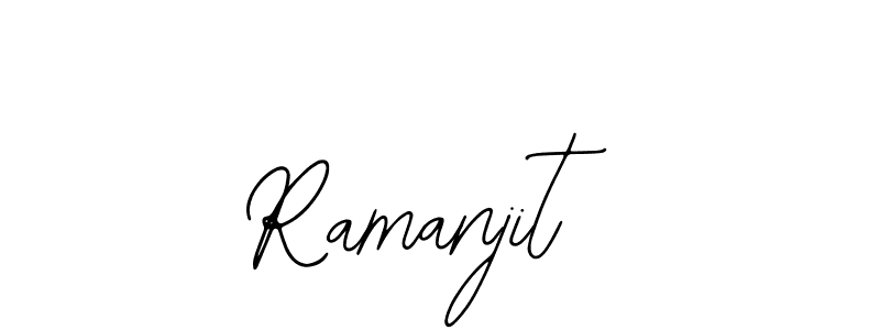 How to make Ramanjit signature? Bearetta-2O07w is a professional autograph style. Create handwritten signature for Ramanjit name. Ramanjit signature style 12 images and pictures png