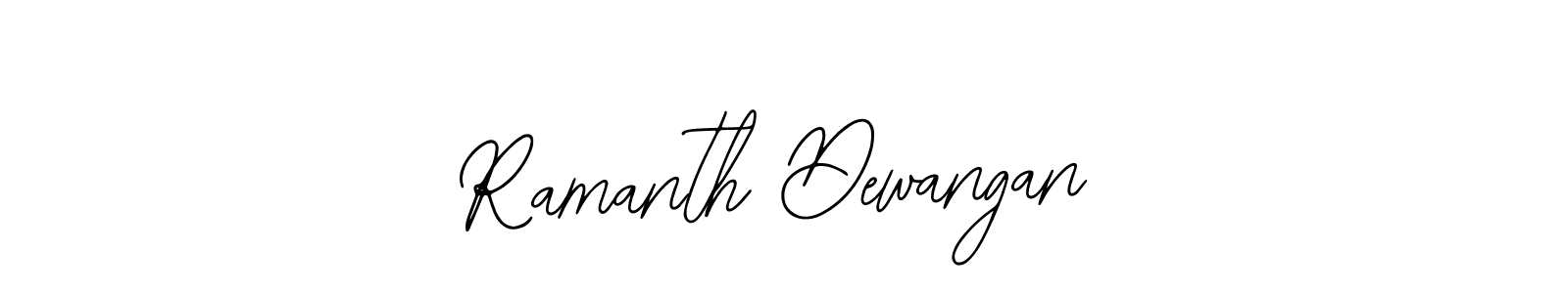 Create a beautiful signature design for name Ramanth Dewangan. With this signature (Bearetta-2O07w) fonts, you can make a handwritten signature for free. Ramanth Dewangan signature style 12 images and pictures png