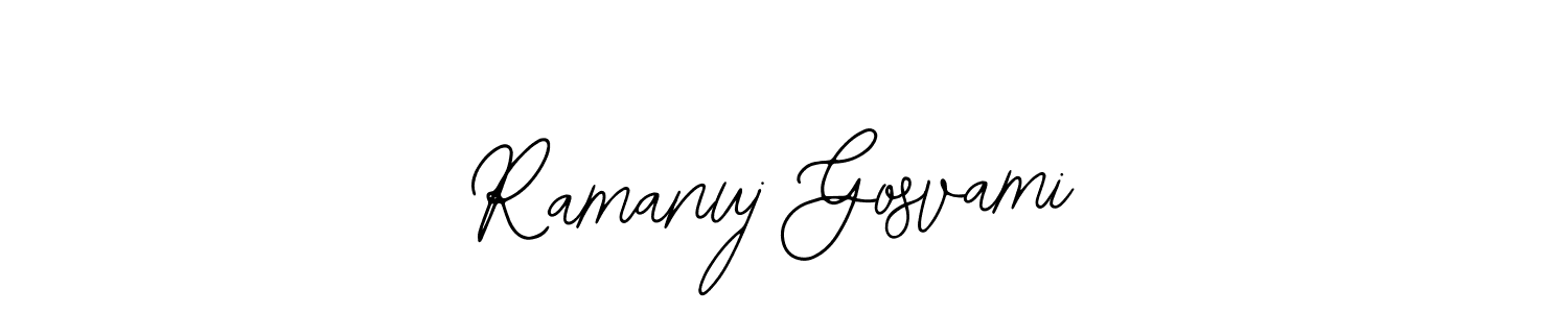 Create a beautiful signature design for name Ramanuj Gosvami. With this signature (Bearetta-2O07w) fonts, you can make a handwritten signature for free. Ramanuj Gosvami signature style 12 images and pictures png