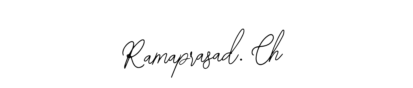 Also You can easily find your signature by using the search form. We will create Ramaprasad. Ch name handwritten signature images for you free of cost using Bearetta-2O07w sign style. Ramaprasad. Ch signature style 12 images and pictures png