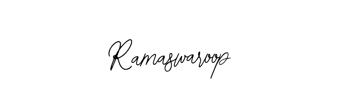 How to make Ramaswaroop name signature. Use Bearetta-2O07w style for creating short signs online. This is the latest handwritten sign. Ramaswaroop signature style 12 images and pictures png