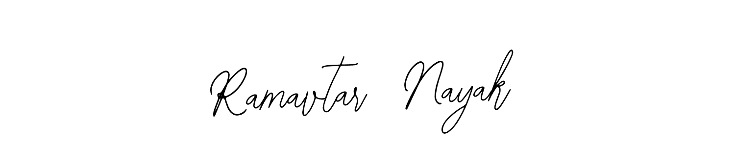 Also You can easily find your signature by using the search form. We will create Ramavtar  Nayak name handwritten signature images for you free of cost using Bearetta-2O07w sign style. Ramavtar  Nayak signature style 12 images and pictures png