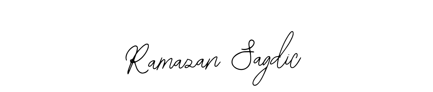 Use a signature maker to create a handwritten signature online. With this signature software, you can design (Bearetta-2O07w) your own signature for name Ramazan Sagdic. Ramazan Sagdic signature style 12 images and pictures png