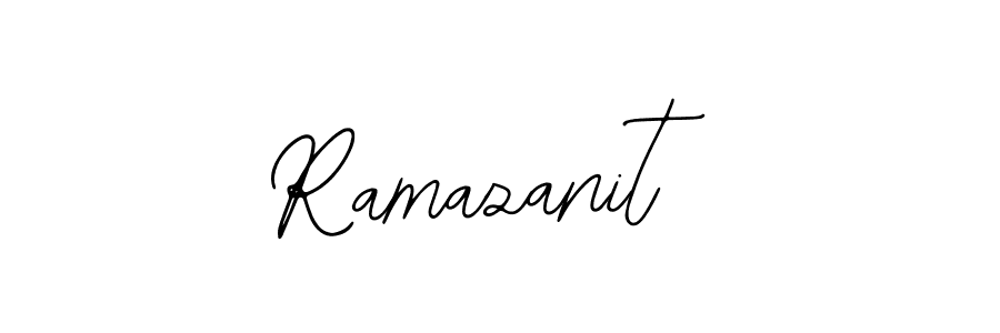 if you are searching for the best signature style for your name Ramazanit. so please give up your signature search. here we have designed multiple signature styles  using Bearetta-2O07w. Ramazanit signature style 12 images and pictures png