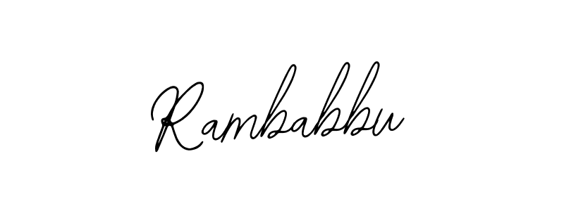 Also You can easily find your signature by using the search form. We will create Rambabbu name handwritten signature images for you free of cost using Bearetta-2O07w sign style. Rambabbu signature style 12 images and pictures png
