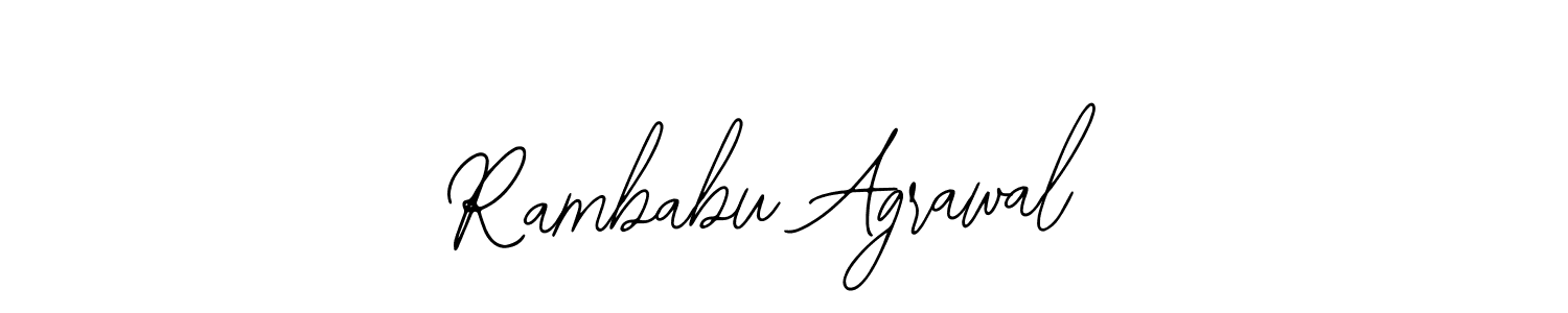 Similarly Bearetta-2O07w is the best handwritten signature design. Signature creator online .You can use it as an online autograph creator for name Rambabu Agrawal. Rambabu Agrawal signature style 12 images and pictures png