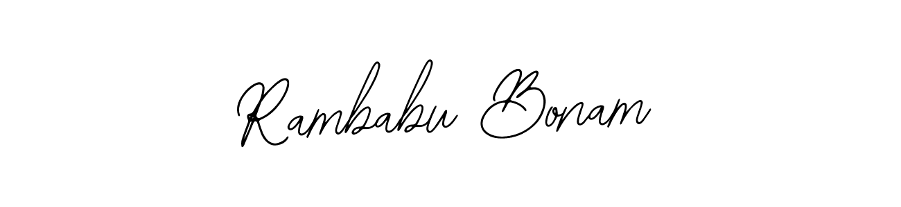 You can use this online signature creator to create a handwritten signature for the name Rambabu Bonam. This is the best online autograph maker. Rambabu Bonam signature style 12 images and pictures png