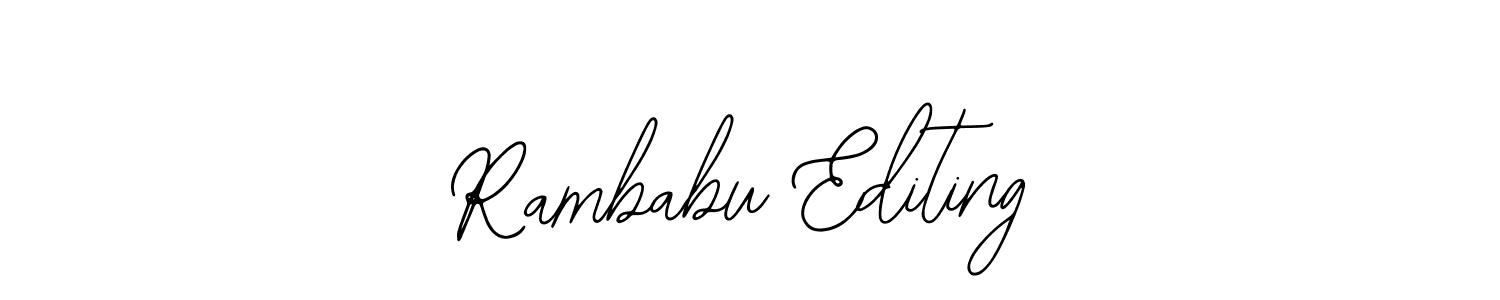 See photos of Rambabu Editing official signature by Spectra . Check more albums & portfolios. Read reviews & check more about Bearetta-2O07w font. Rambabu Editing signature style 12 images and pictures png