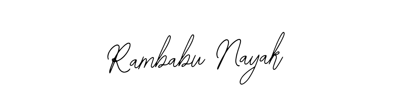 You can use this online signature creator to create a handwritten signature for the name Rambabu Nayak. This is the best online autograph maker. Rambabu Nayak signature style 12 images and pictures png