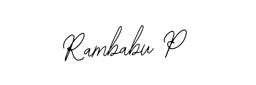 Make a short Rambabu P signature style. Manage your documents anywhere anytime using Bearetta-2O07w. Create and add eSignatures, submit forms, share and send files easily. Rambabu P signature style 12 images and pictures png